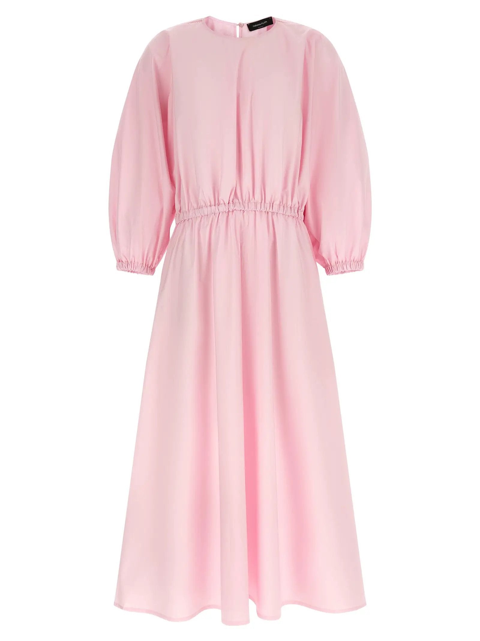 Fabiana Filippi Multicolor Cotton Long Dress