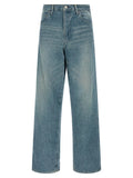 SSSTEIN Blue Cotton Jeans Denim