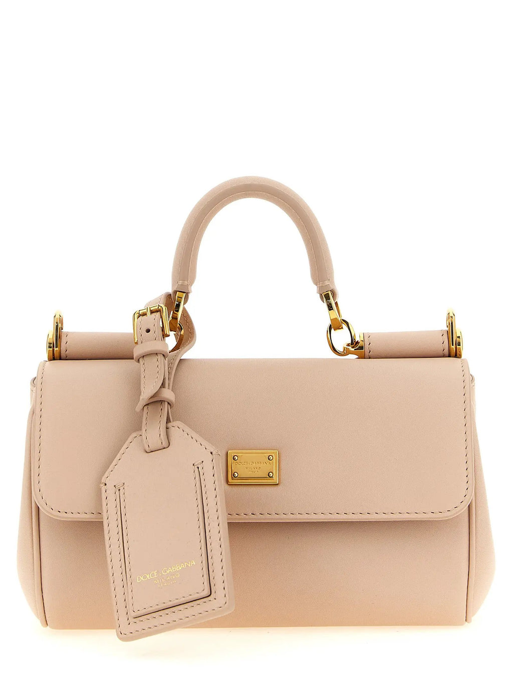 Sac à main Dolce & Gabbana en cuir de veau multicolore