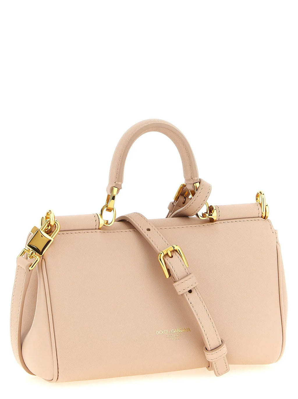 Sac à main Dolce & Gabbana en cuir de veau multicolore