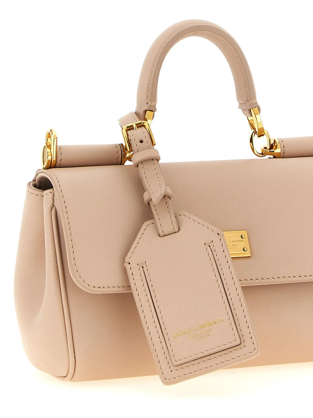 Sac à main Dolce & Gabbana en cuir de veau multicolore