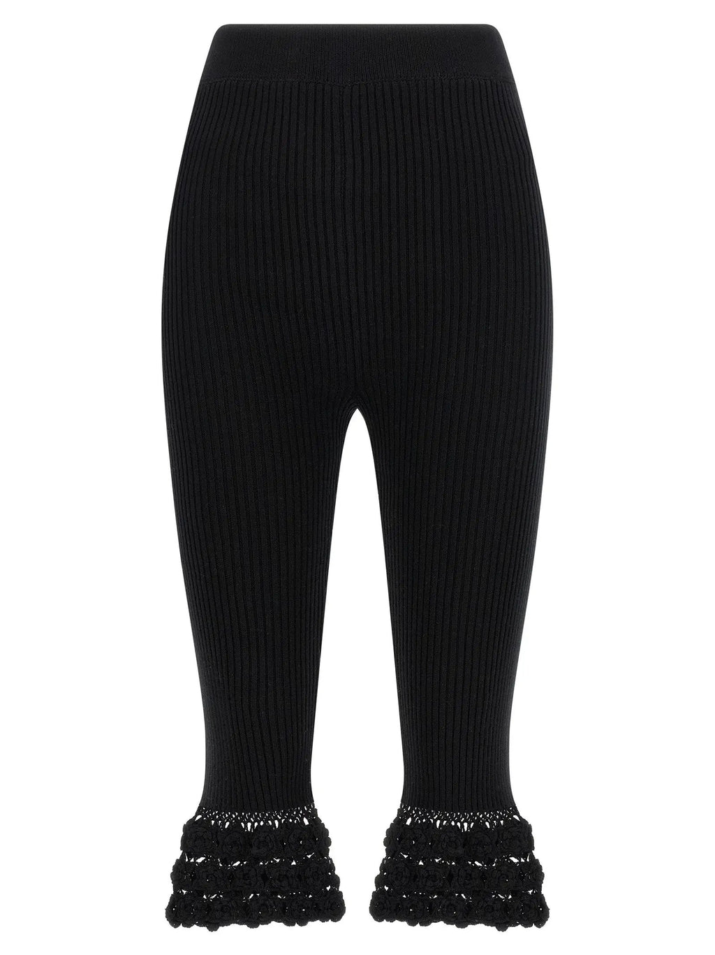 Ganni Black Organic Cotton Casual Pants
