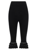 Ganni Black Organic Cotton Casual Pants