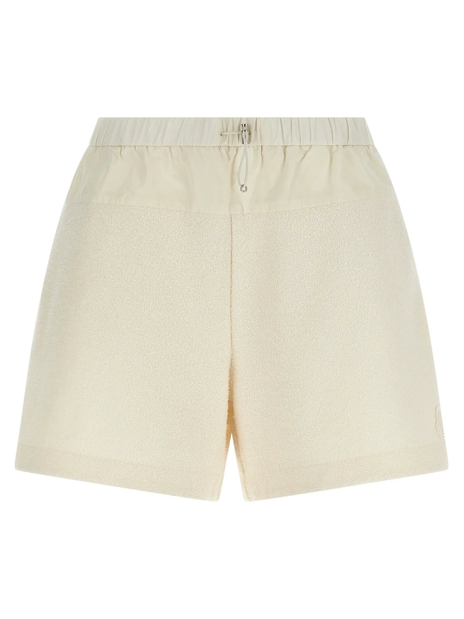 Moncler White Polyester Bermuda Shorts