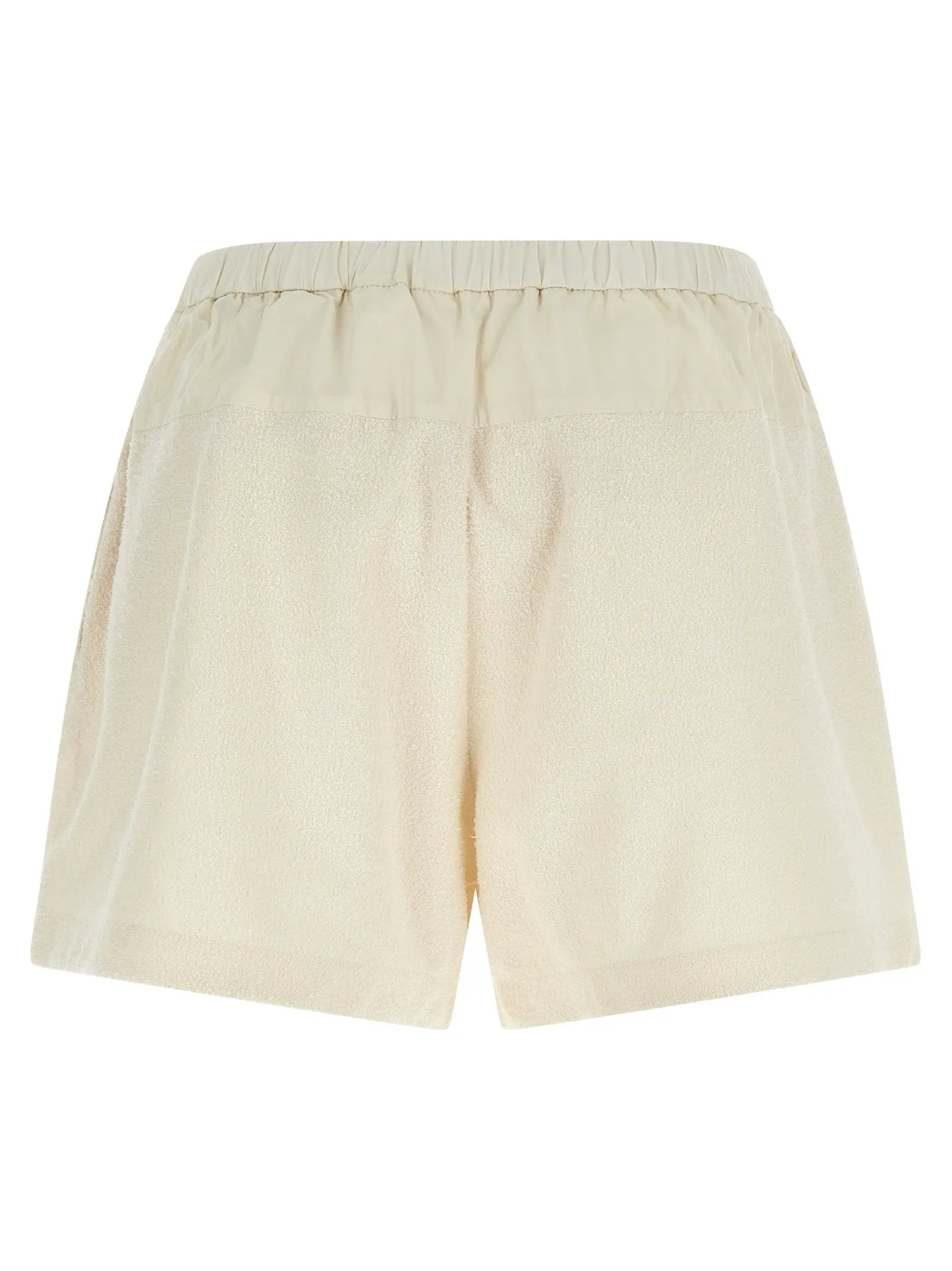 Moncler White Polyester Bermuda Shorts
