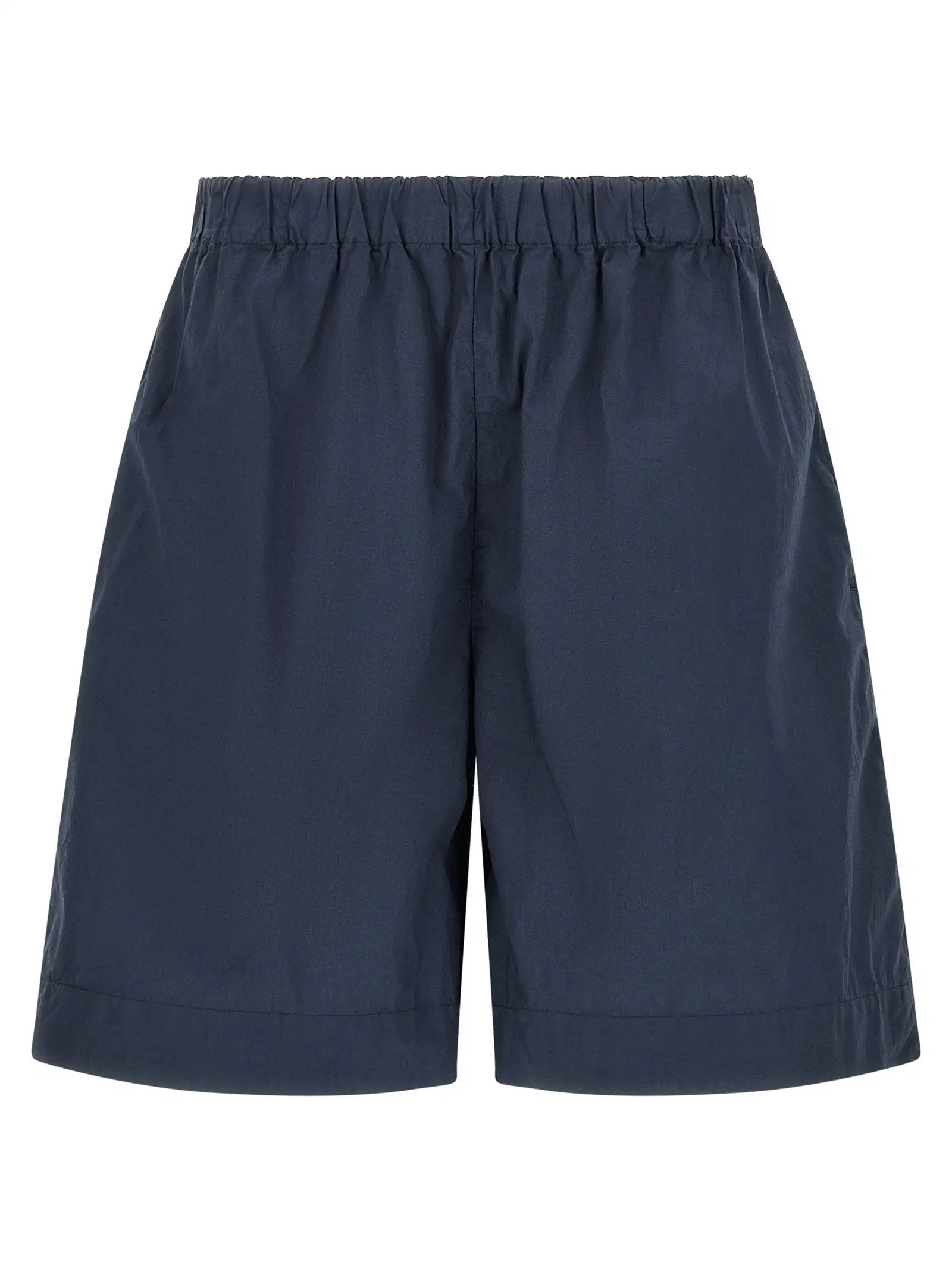 XACUS XACUS Blue Cotton Bermuda Shorts