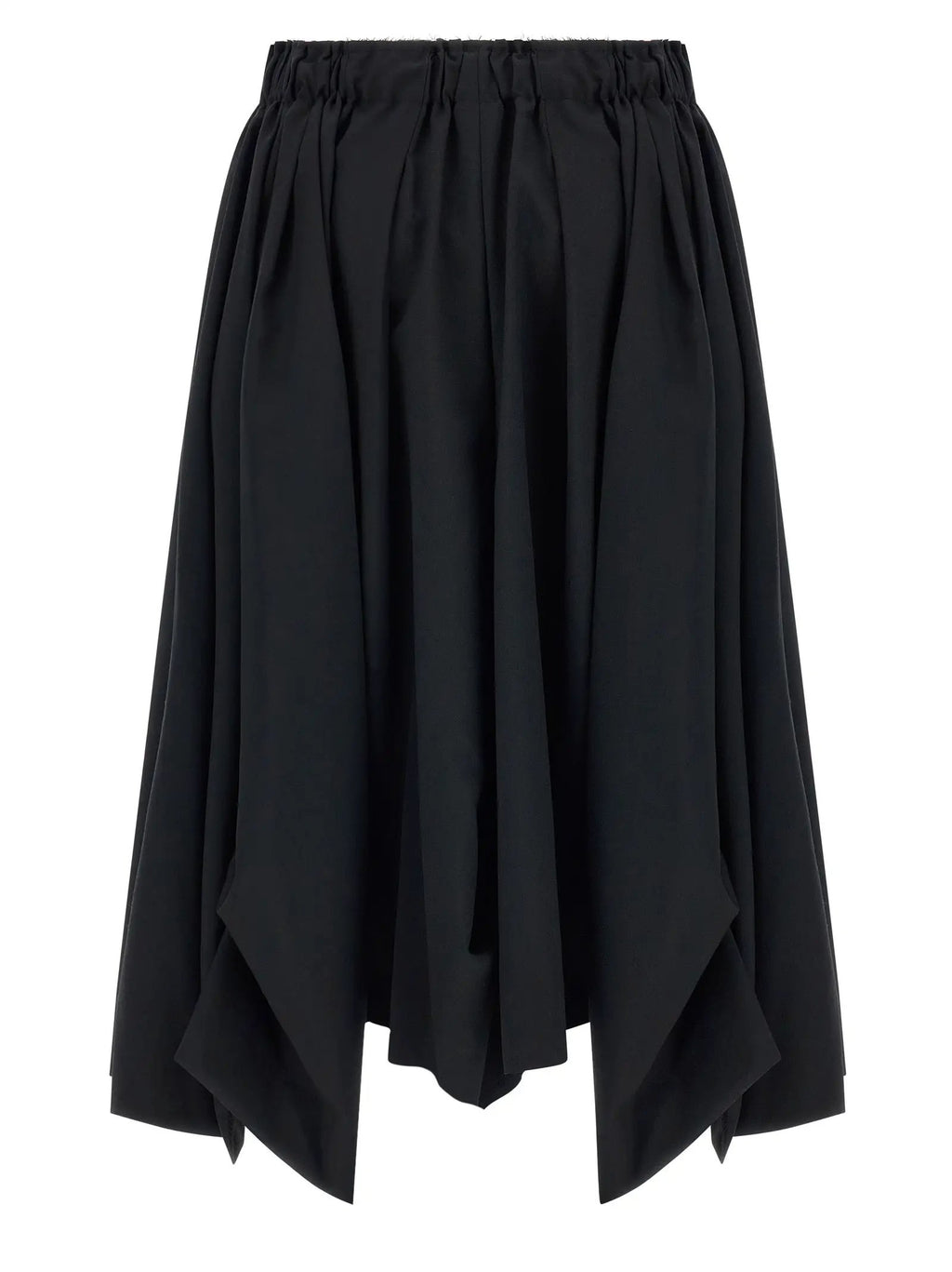 Comme Des Garçons Black Wool Bermuda Shorts