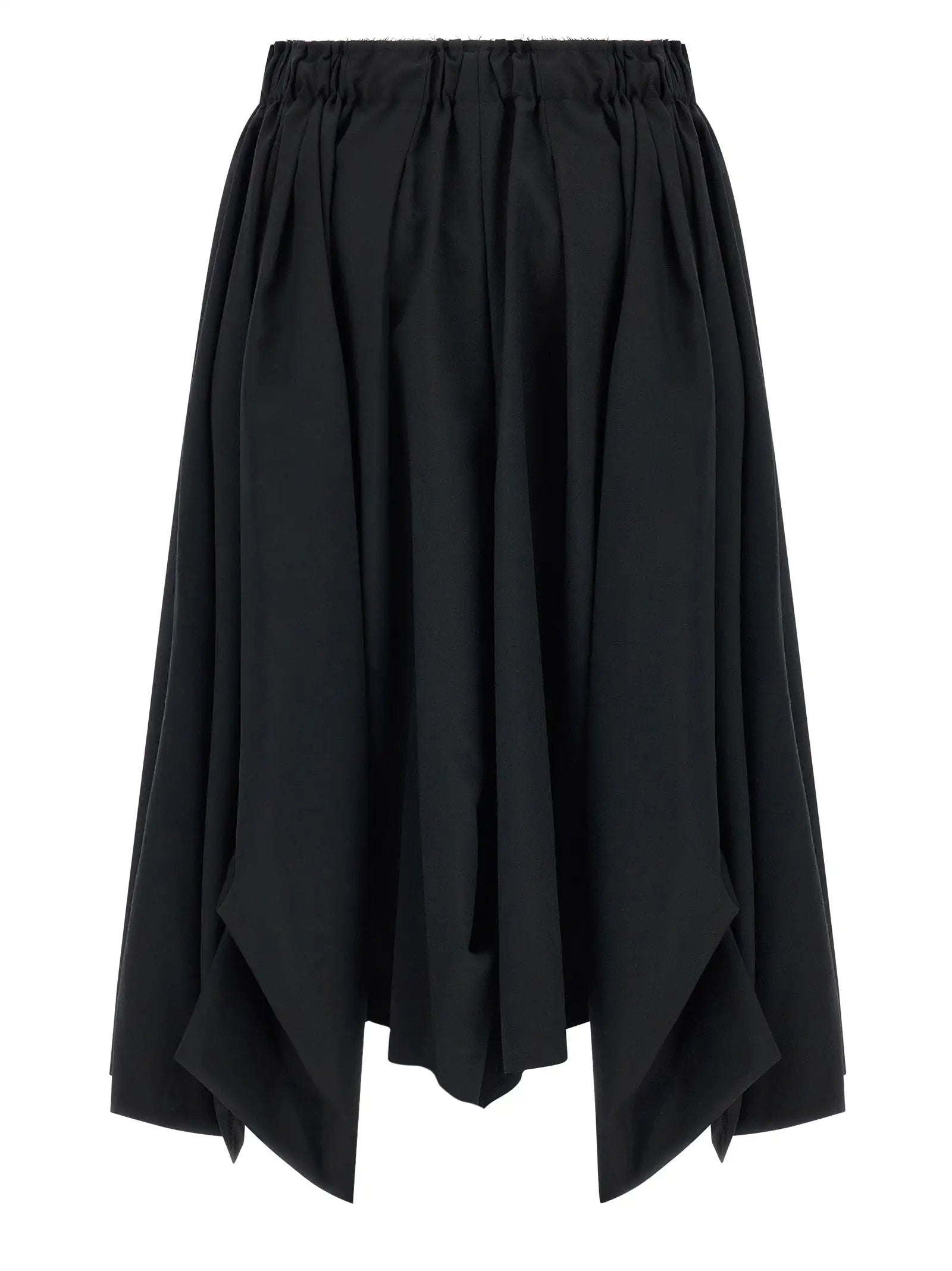 Comme Des Garçons Black Wool Bermuda Shorts