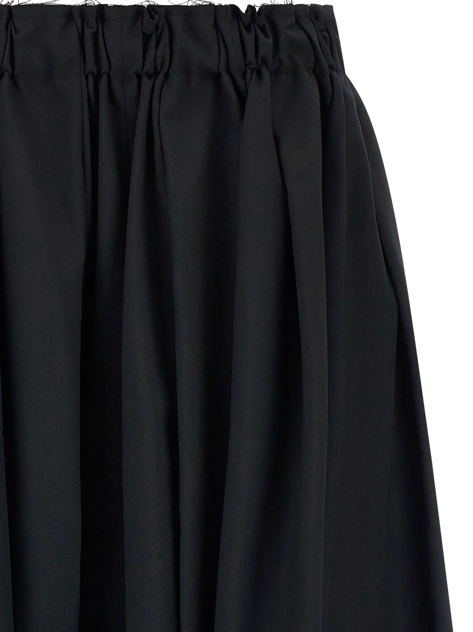 Comme Des Garçons Black Wool Bermuda Shorts