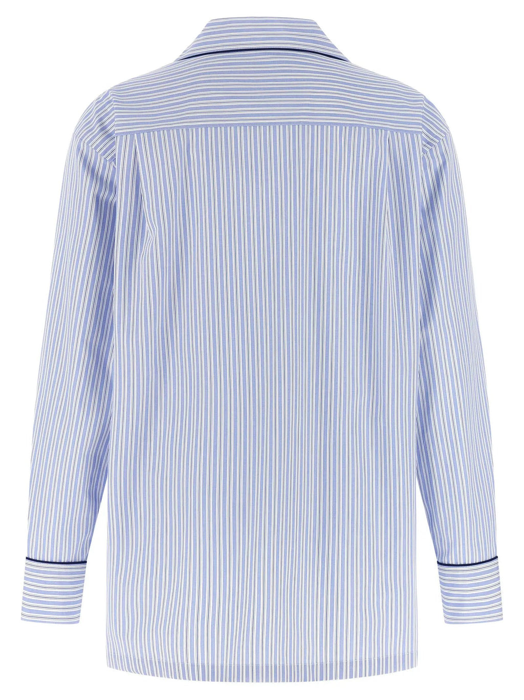 Dolce & Gabbana Blue Cotton Blouse