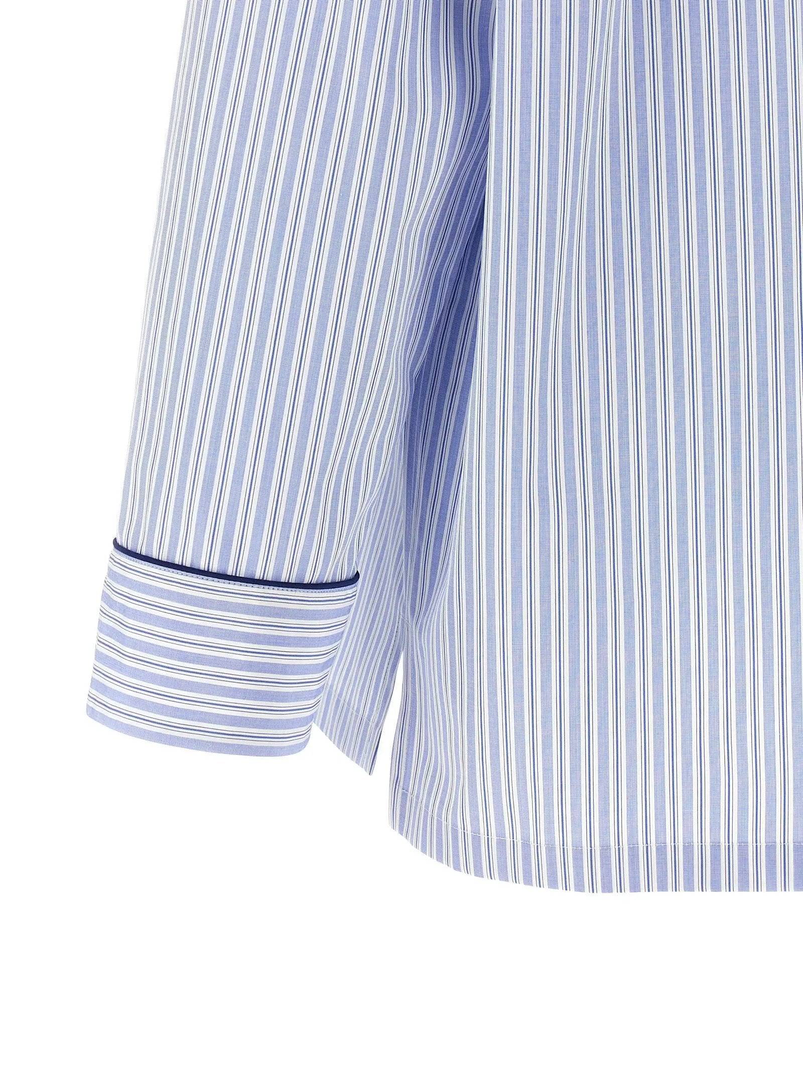 Dolce & Gabbana Blue Cotton Blouse