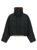 Brunello Cucinelli Black Cotton Full-Length Jacket