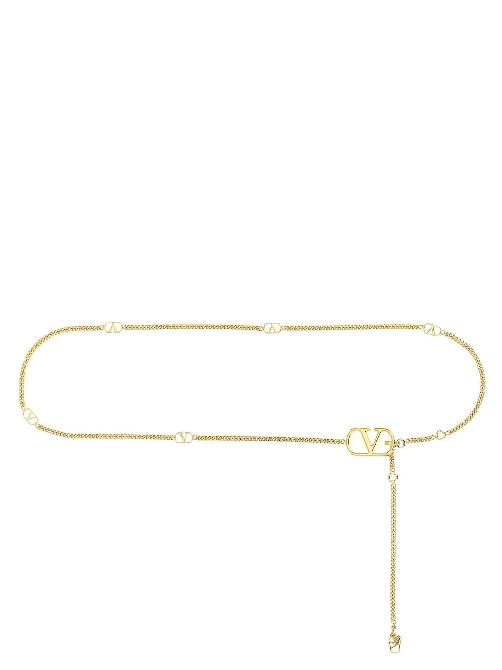 Valentino Garavani Gold Brass Regular Belt