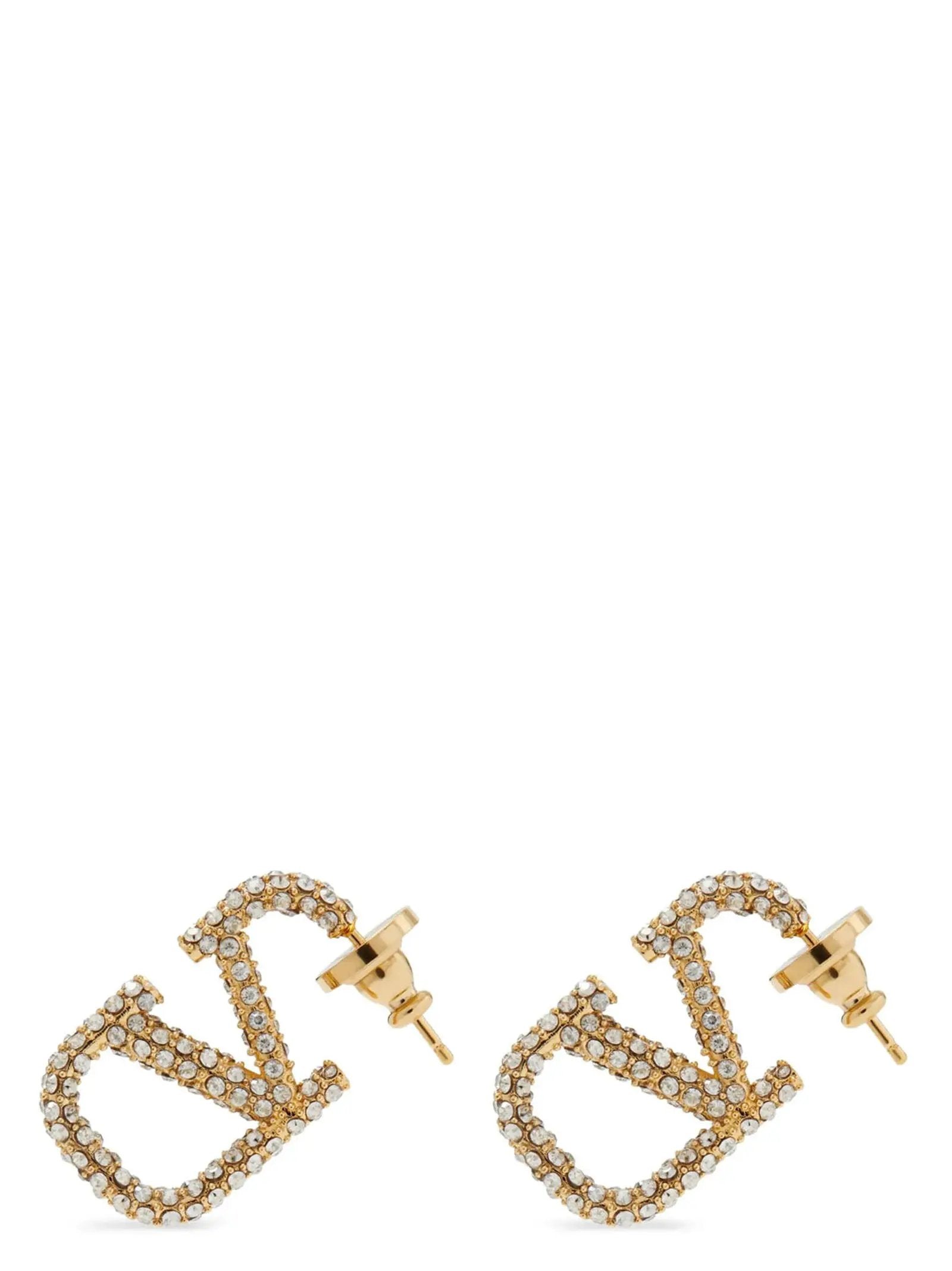 Boucles d'oreilles Valentino Garavani en laiton doré