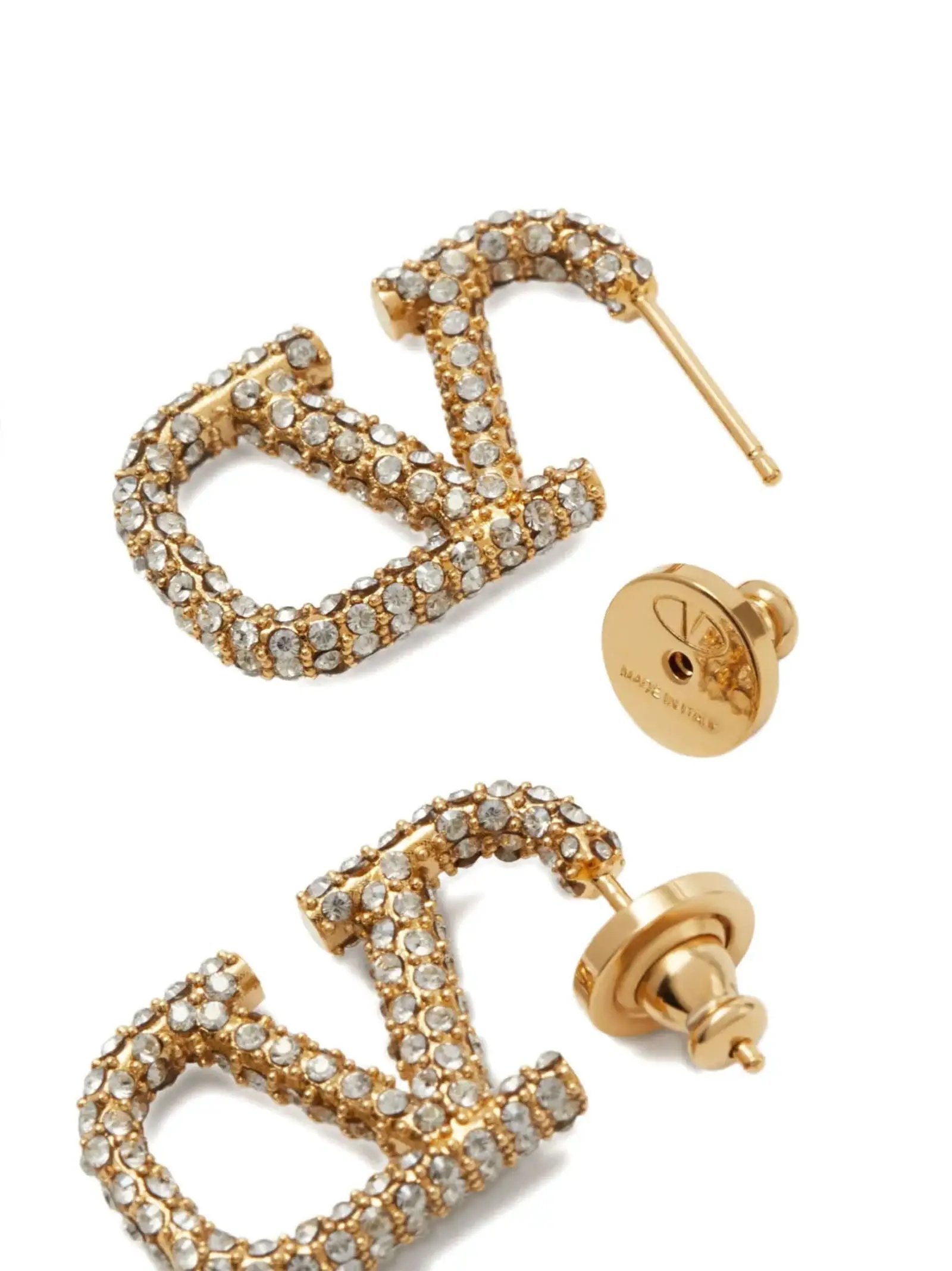 Boucles d'oreilles Valentino Garavani en laiton doré