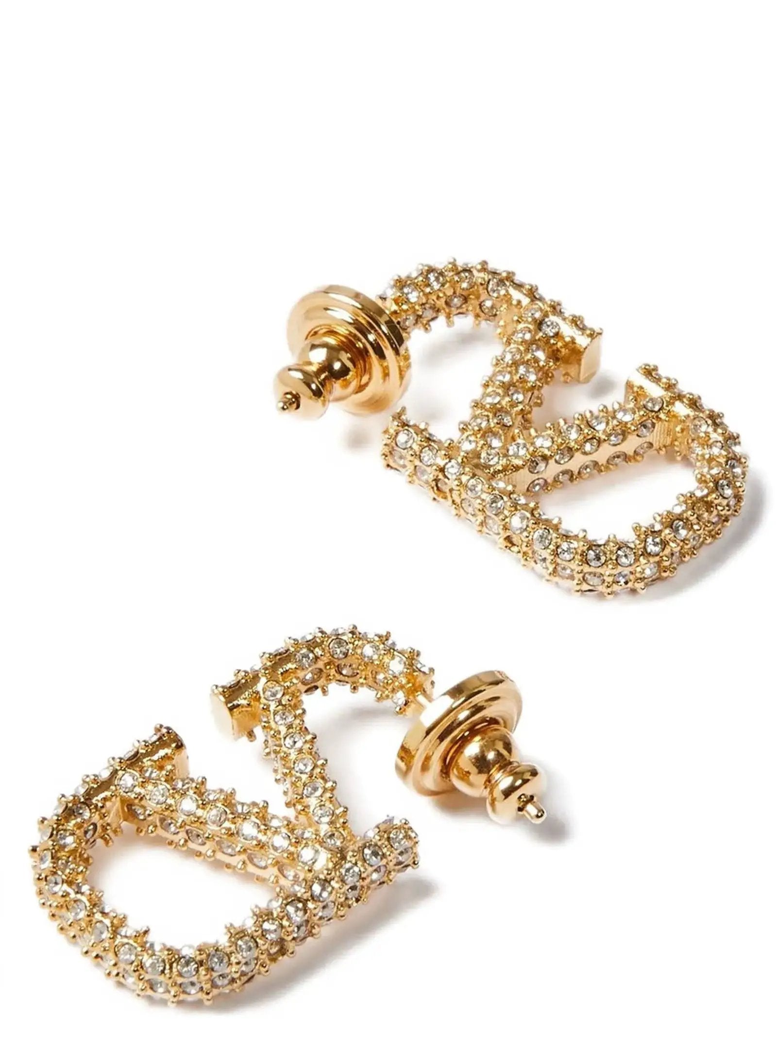Boucles d'oreilles Valentino Garavani en laiton doré