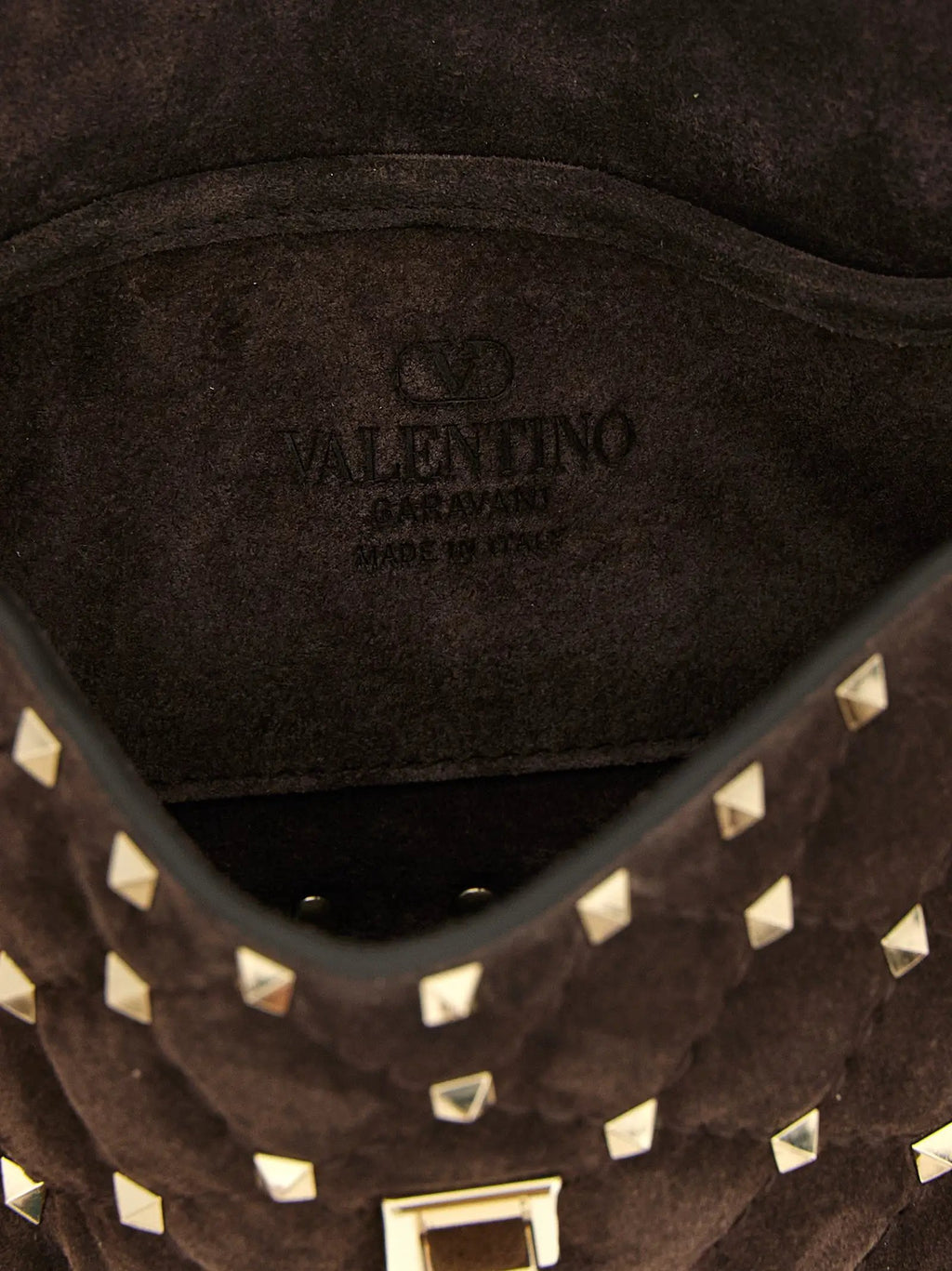 Valentino Garavani Brown Calfskin Shoulder Bag