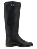 Church's Black Calfskin Over The Knee