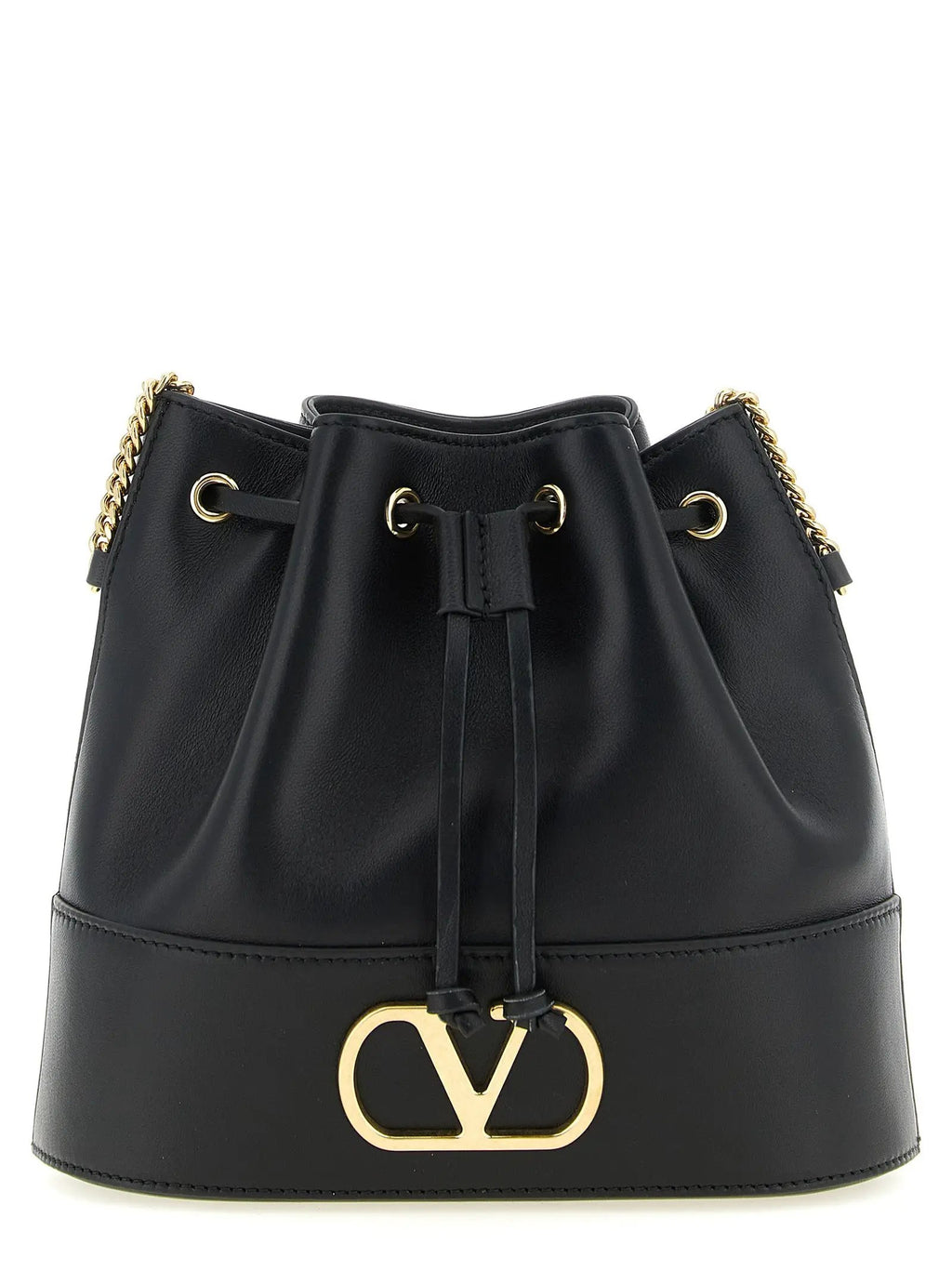 Valentino Garavani Black Lamb Leather Crossbody Bag