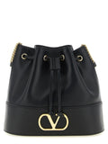 Valentino Garavani Black Lamb Leather Crossbody Bag