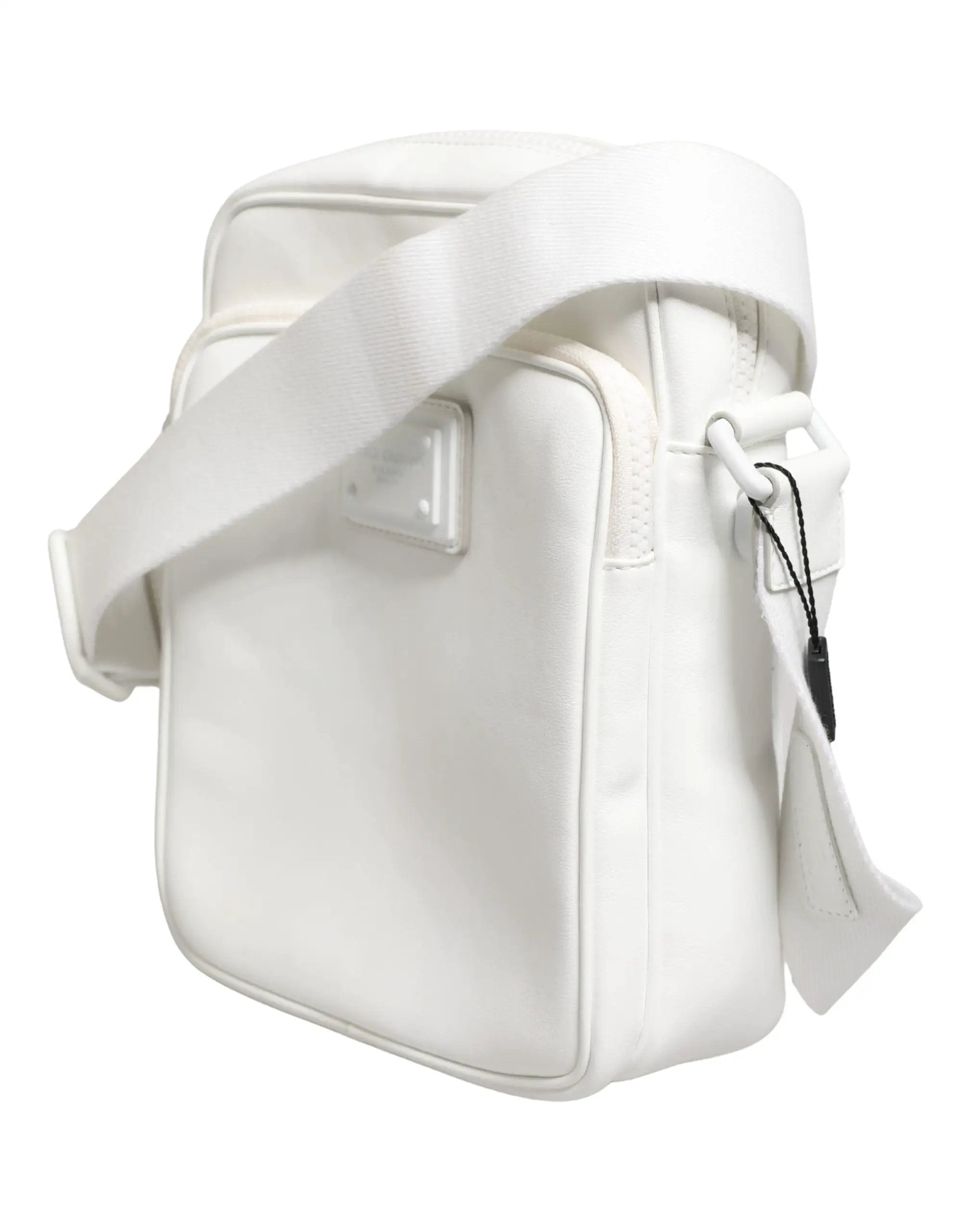 Dolce & Gabbana Dolce & Gabbana White Logo Plaque Crossbody Shoulder Borse Men Bag
