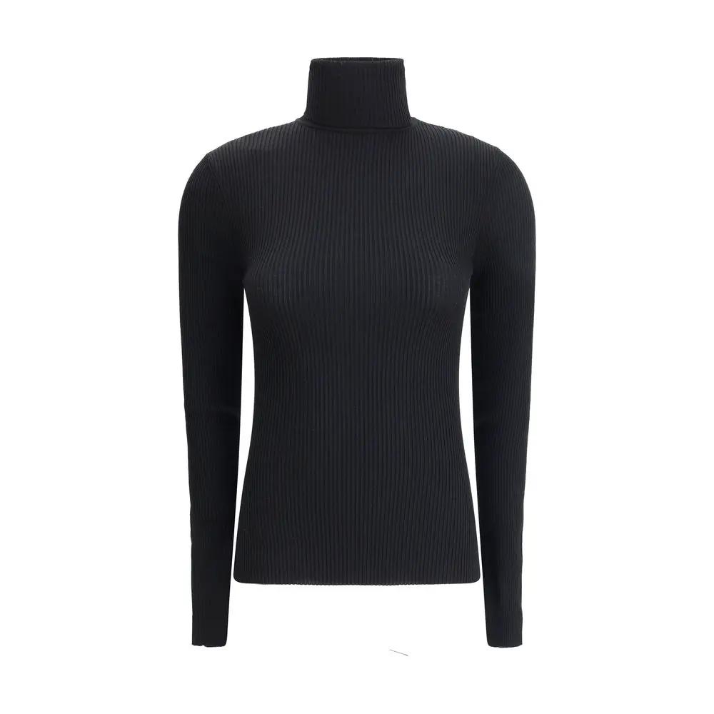 Wolford Black Wool Turtleneck
