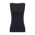 Wolford Black Modal Sleeveles T-Shirt