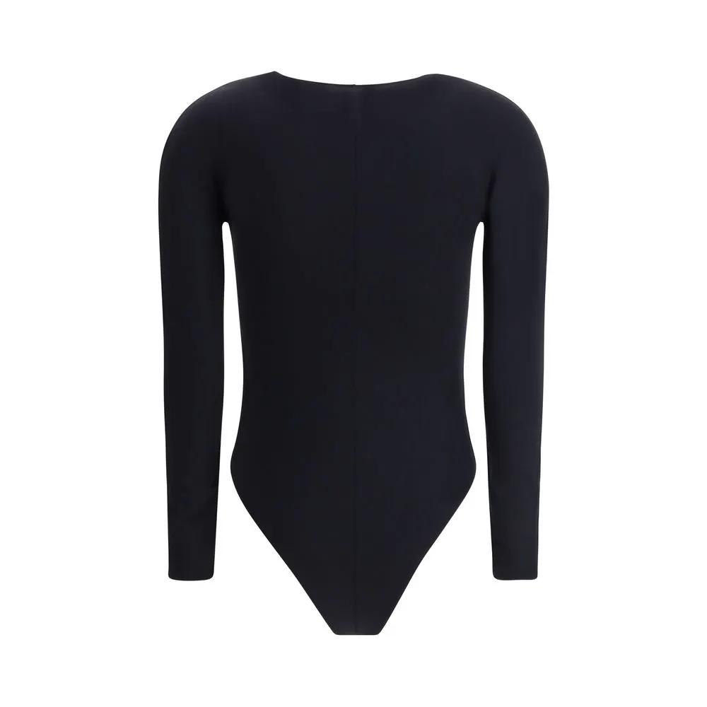 Wolford Black Polyamide Bodysuit