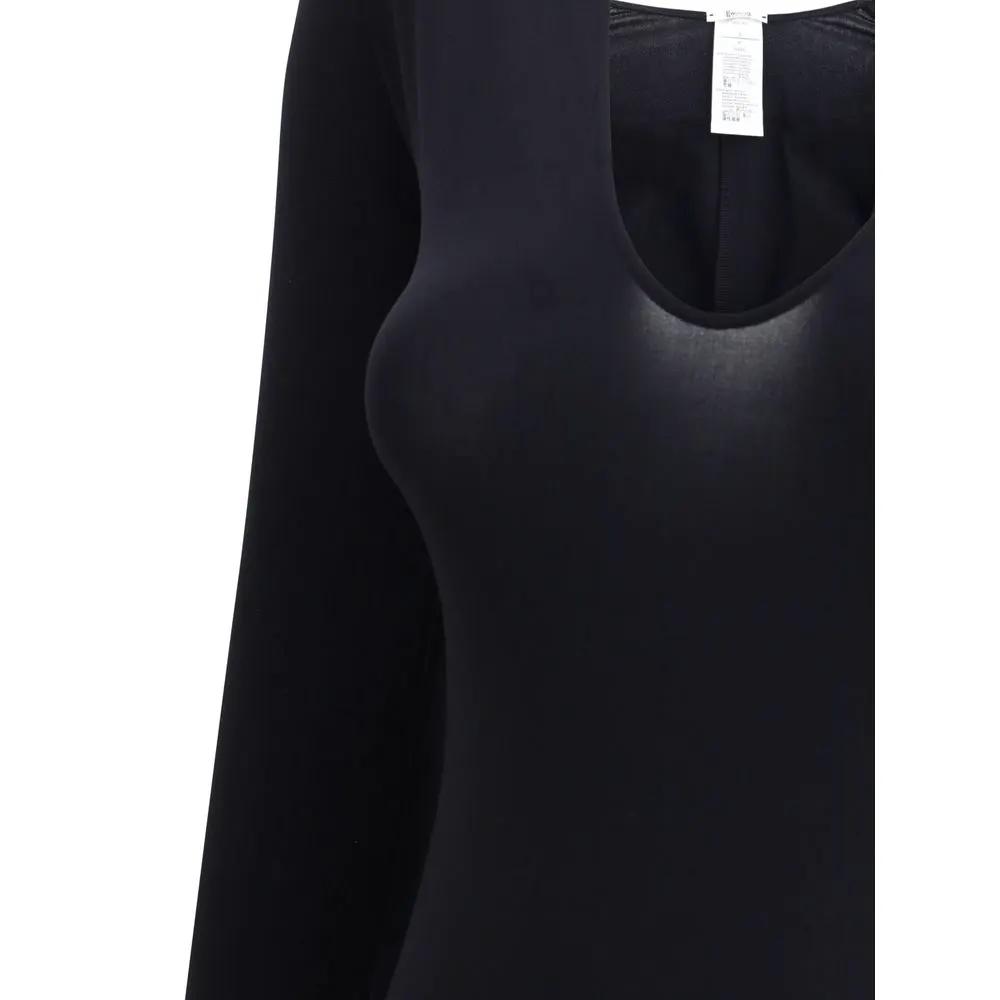 Wolford Black Polyamide Bodysuit