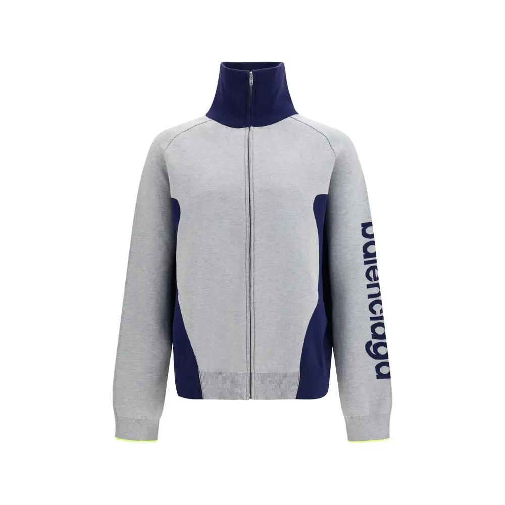 Balenciaga Gray Cotton Sweatshirt