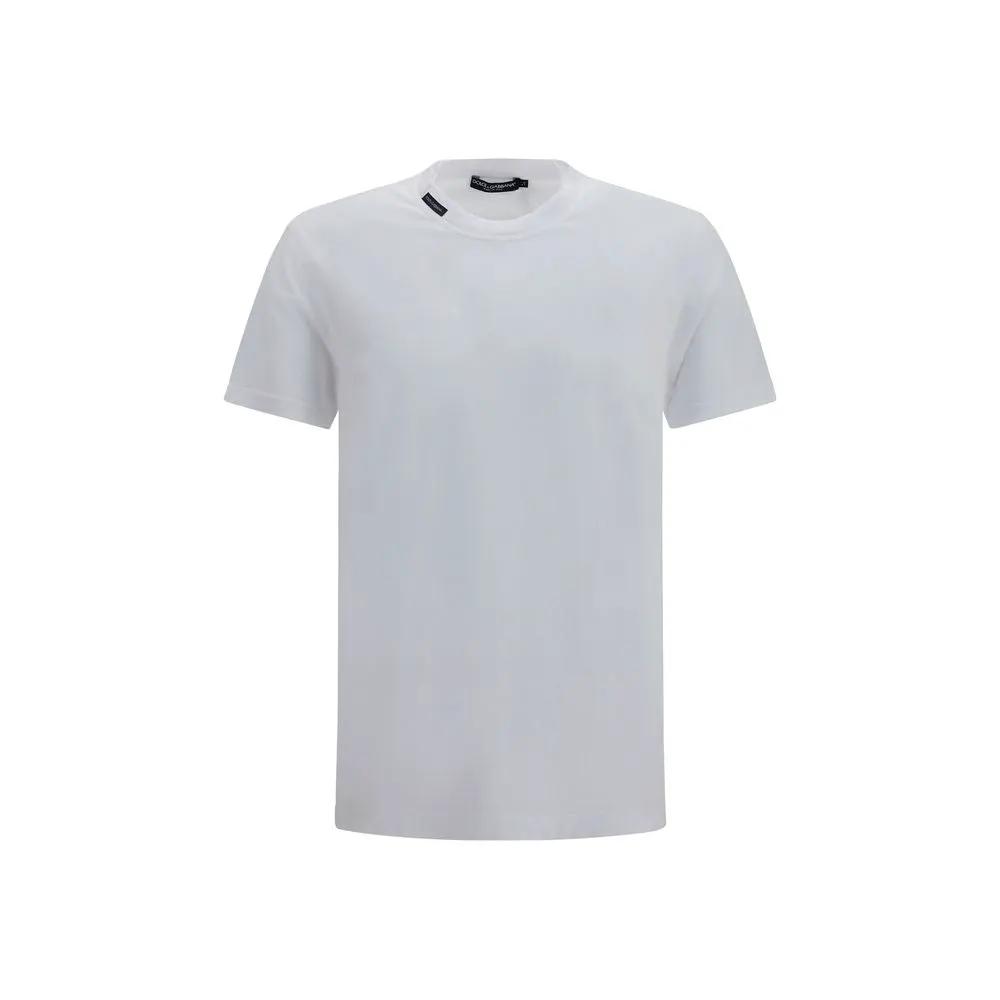 Dolce & Gabbana White Cotton T-Shirt