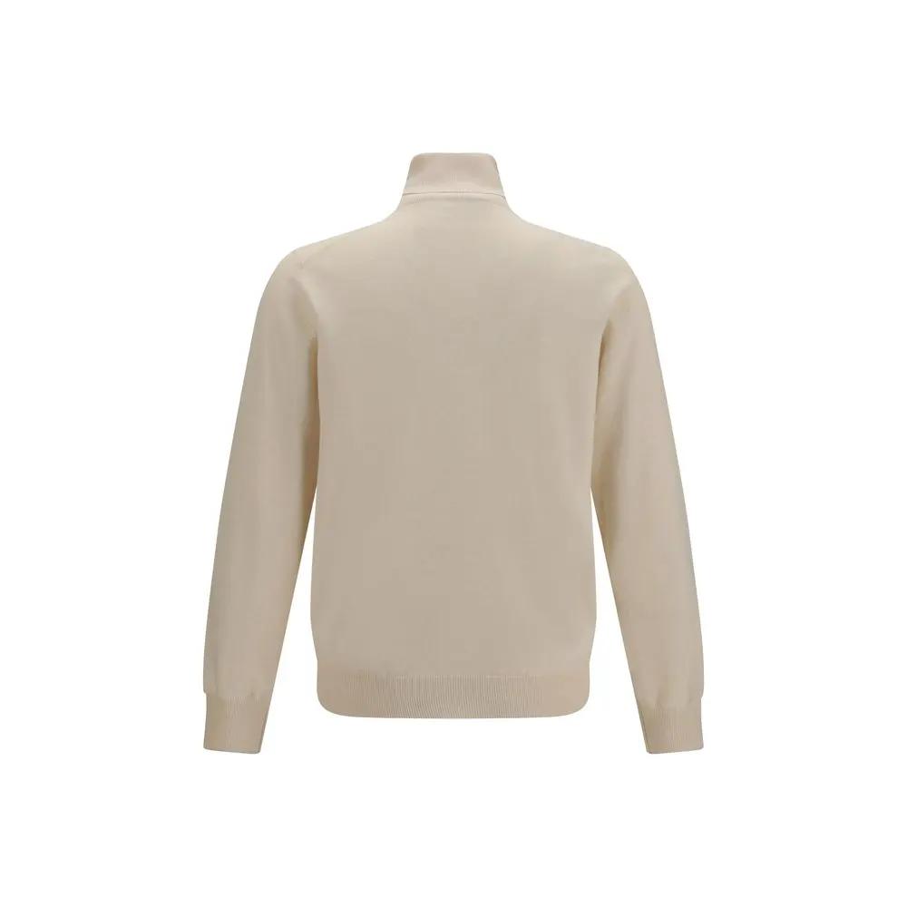 Brunello Cucinelli Beige Cashmere Turtleneck