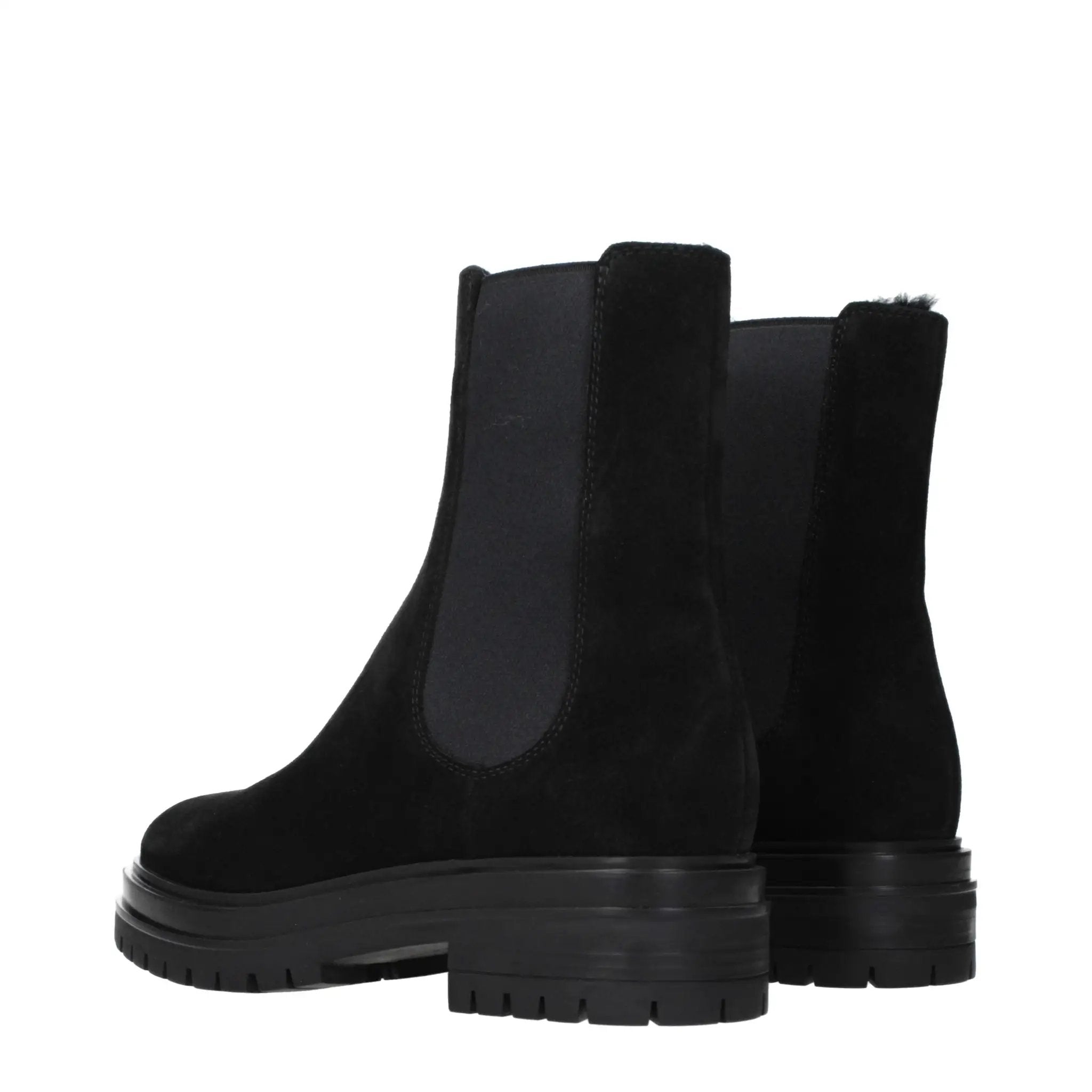 Gianvito Rossi Black Leather Ankle Boots