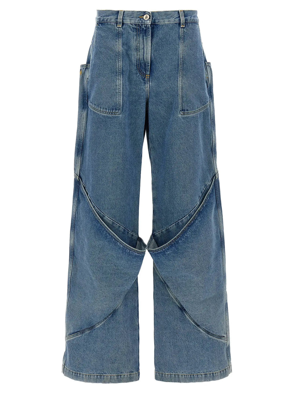 Le jean en coton bleu Attico