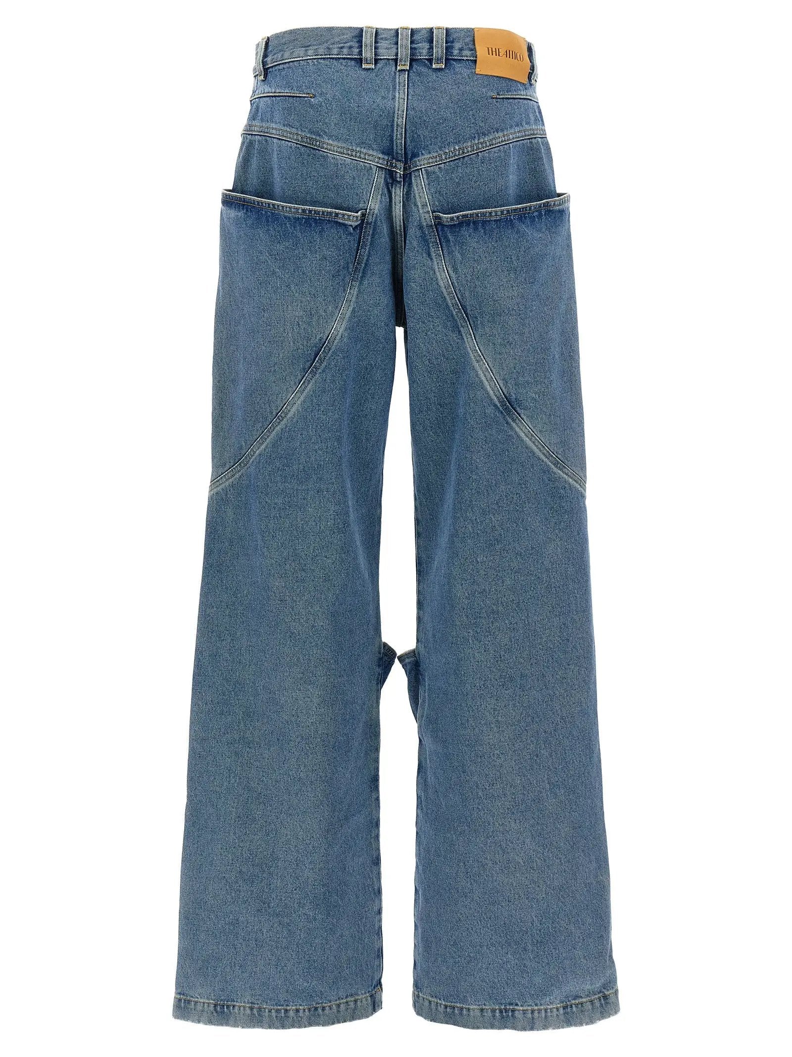 Le jean en coton bleu Attico