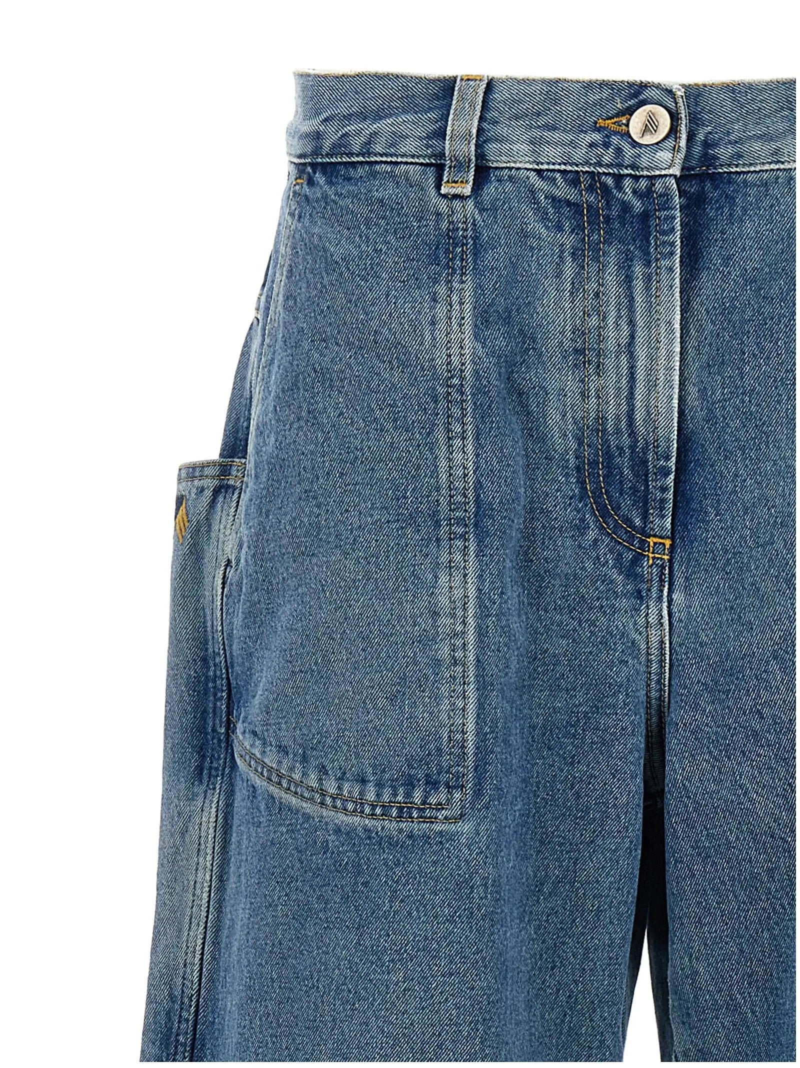 Le jean en coton bleu Attico