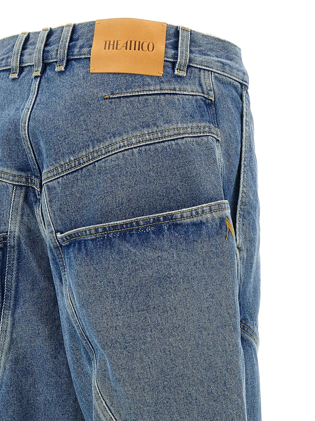 Le jean en coton bleu Attico