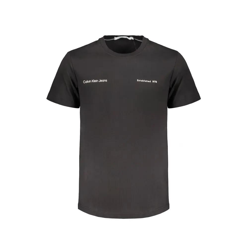 Calvin Klein Black Cotton Men's T-Shirt