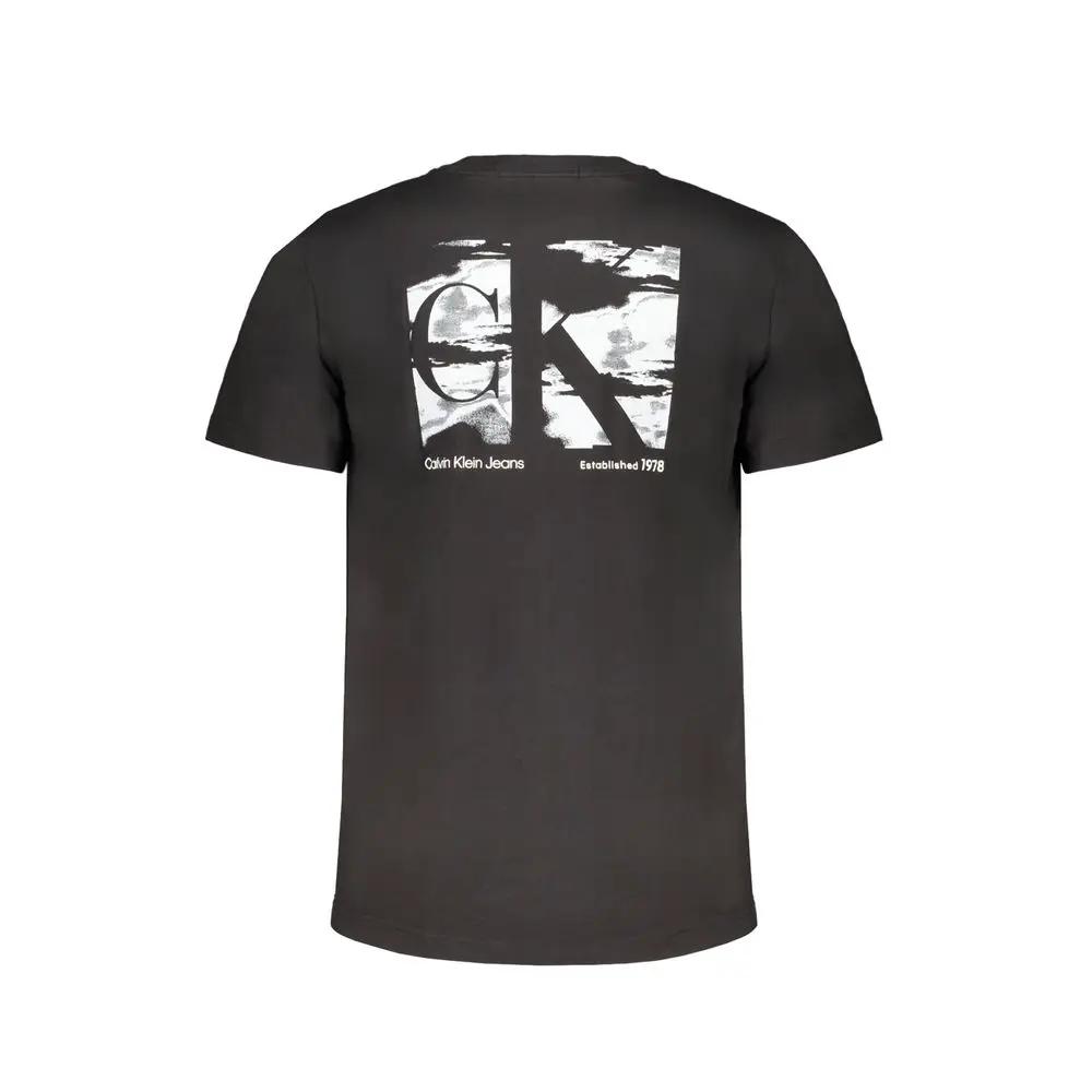 Calvin Klein Black Cotton Men's T-Shirt