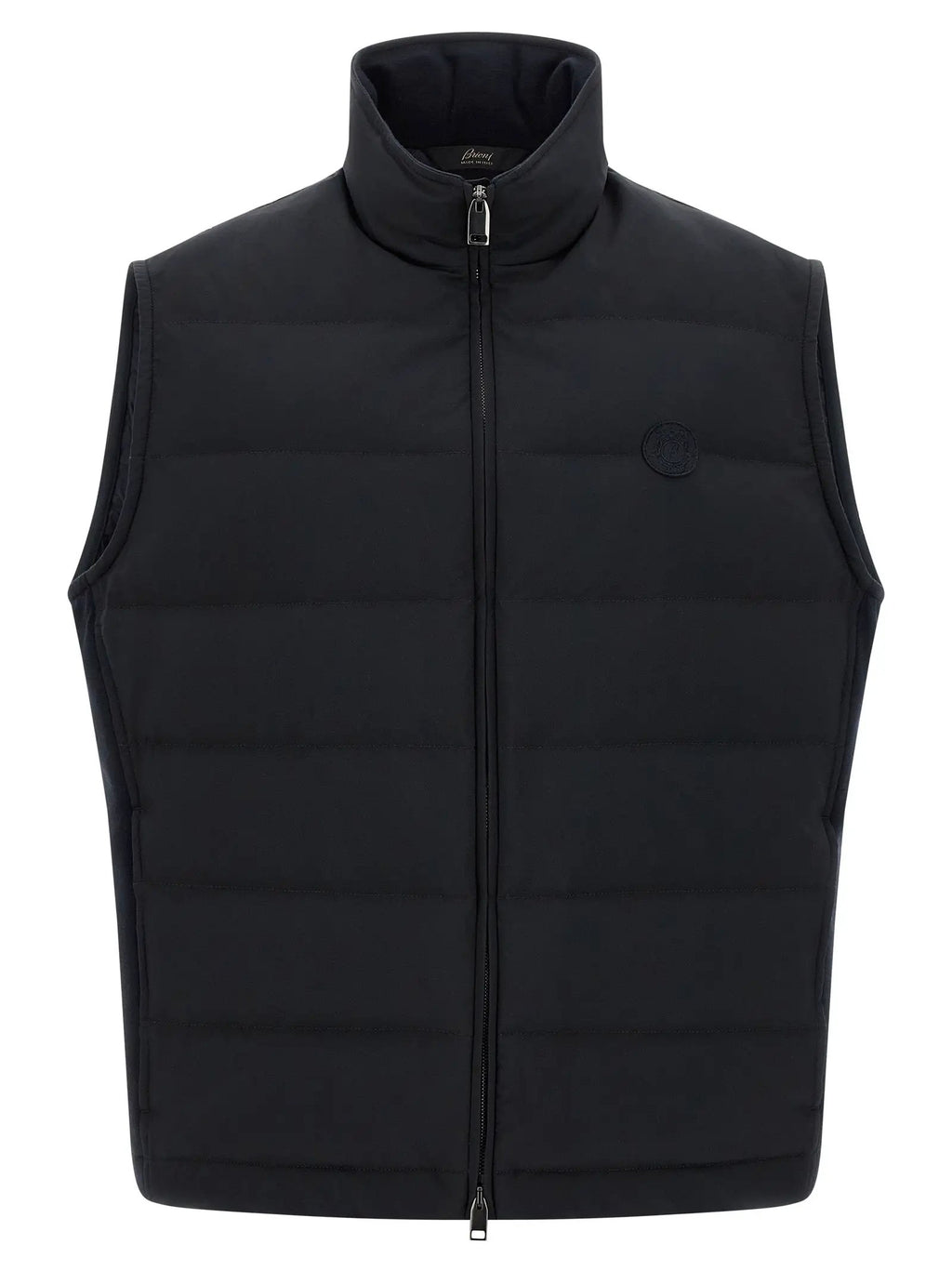 Brioni Blue Polyester Sleeveless Jacket