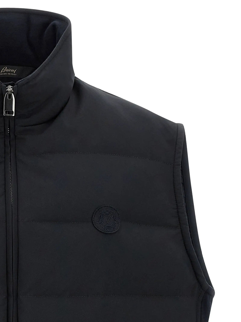 Brioni Blue Polyester Sleeveless Jacket