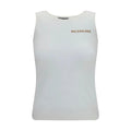 Balenciaga White Cotton Tank Tops