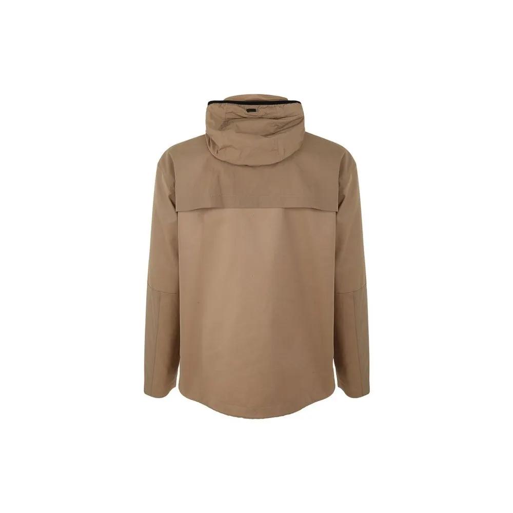 Herno Brown Cotton Shell Jacket