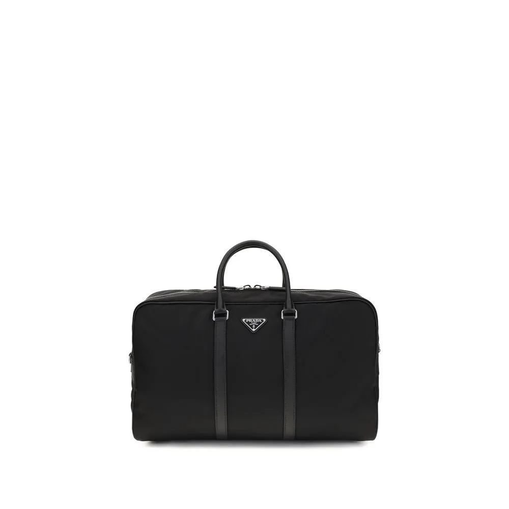 Prada Black Recycled Polyamide Luggage And Travel