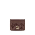 Miu Miu Bordeaux Lamb Ovis Aries Aries Wallet