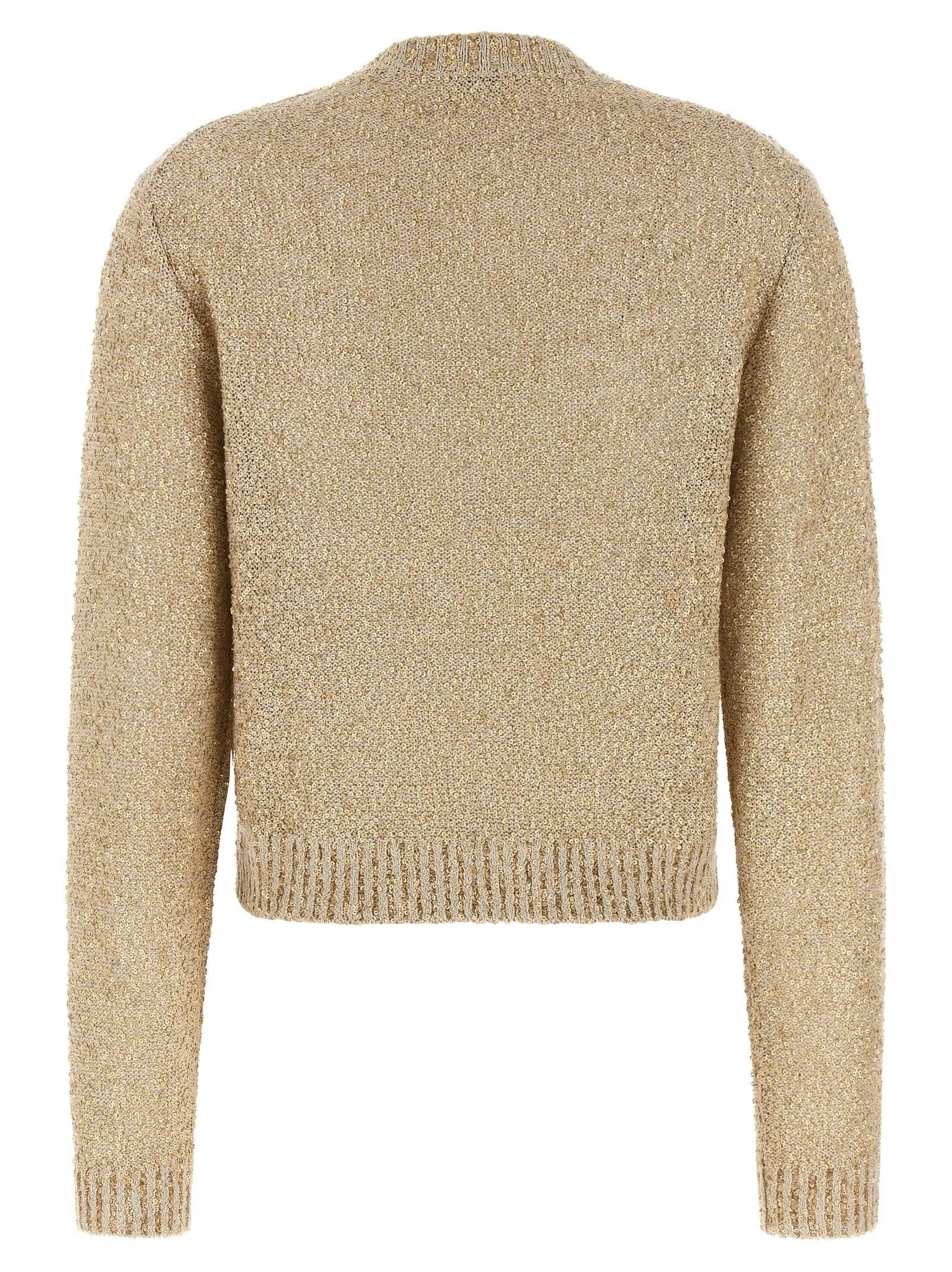 Brunello Cucinelli Gold Linen Cardigan