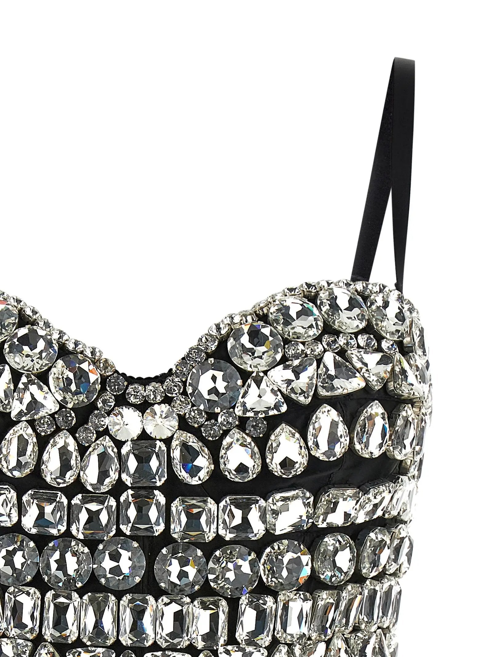 Dolce & Gabbana Silver Polyamide Bodysuit
