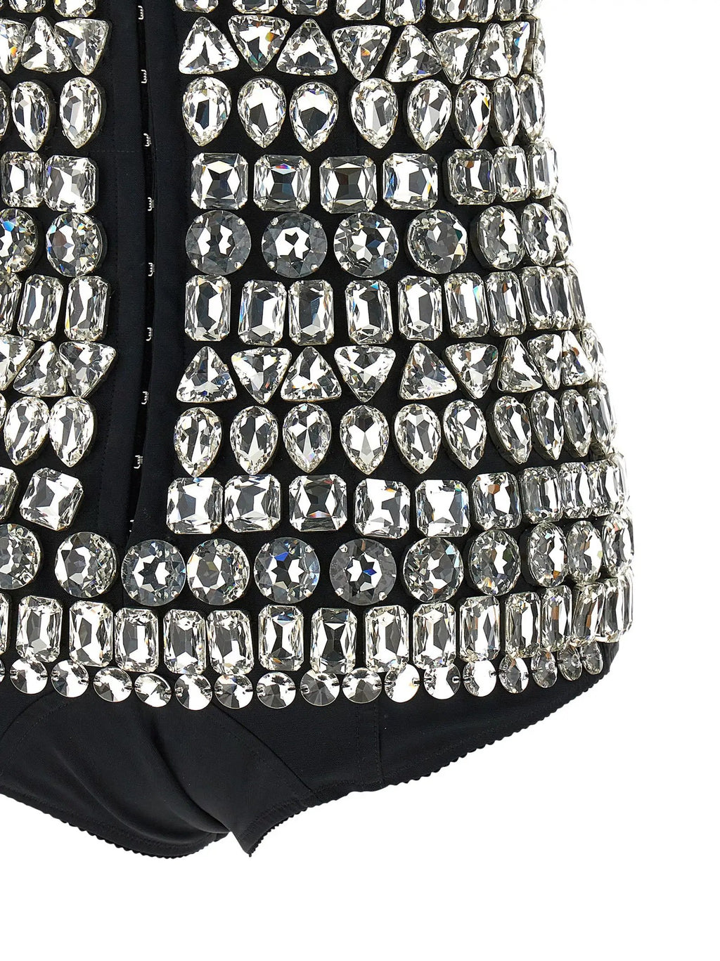 Dolce & Gabbana Silver Polyamide Bodysuit