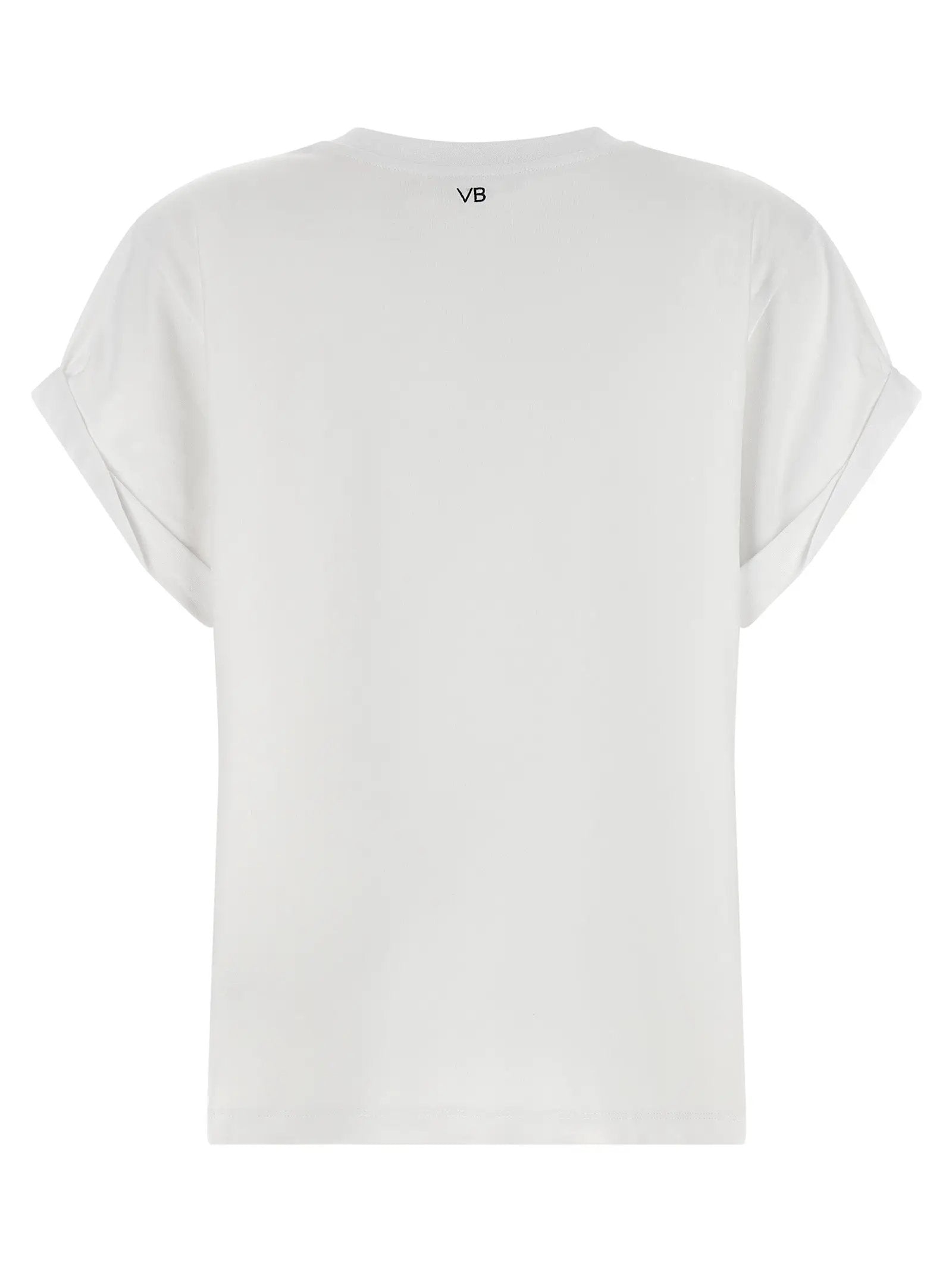 Victoria Beckham White Cotton T-Shirt