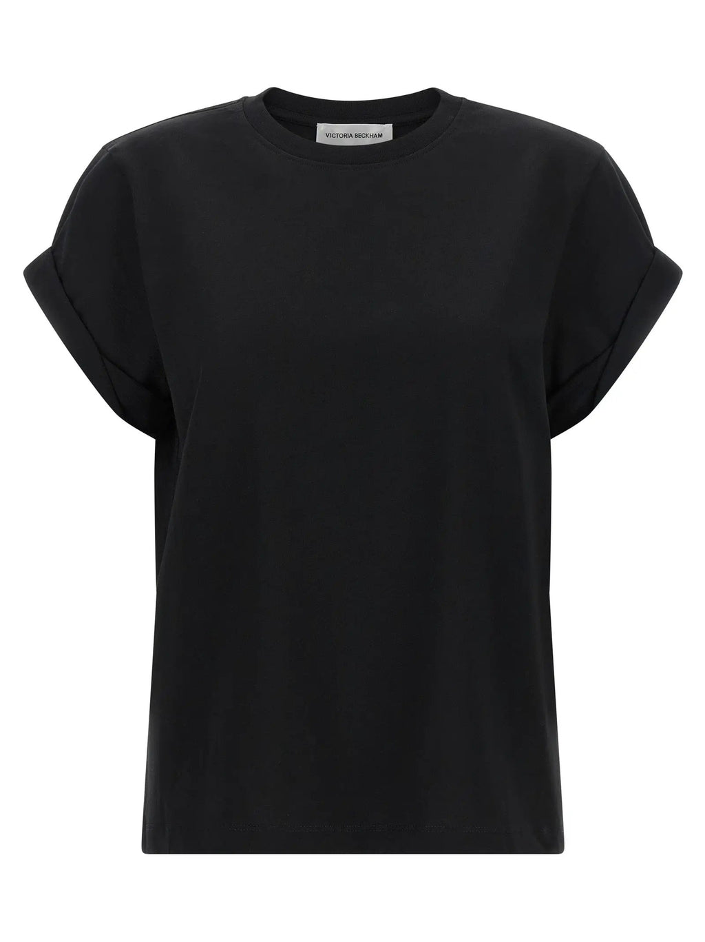 Victoria Beckham Black Cotton T-Shirt